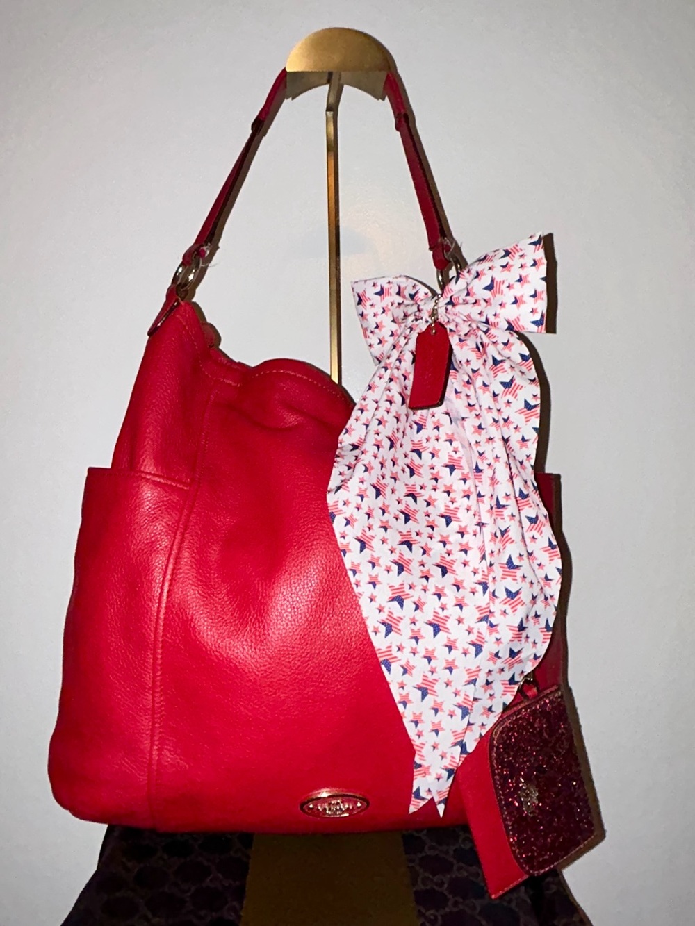 Coach Chicago Gallery Hobo Leather. Added Coach mini Sparkling card Holder
